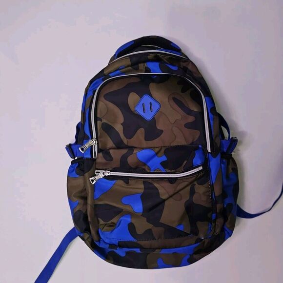 ATARNI Nylon School Sports For Boys And Girls Backpack Multicolor Camouflage - Picture 1 of 15